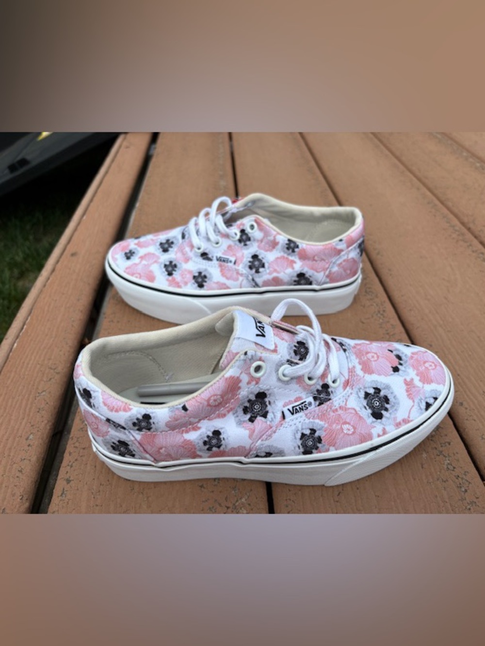 NWT VANS Doheny Platform California Poppy Sneakers, brand new women’s size 6 - Picture 2 of 7